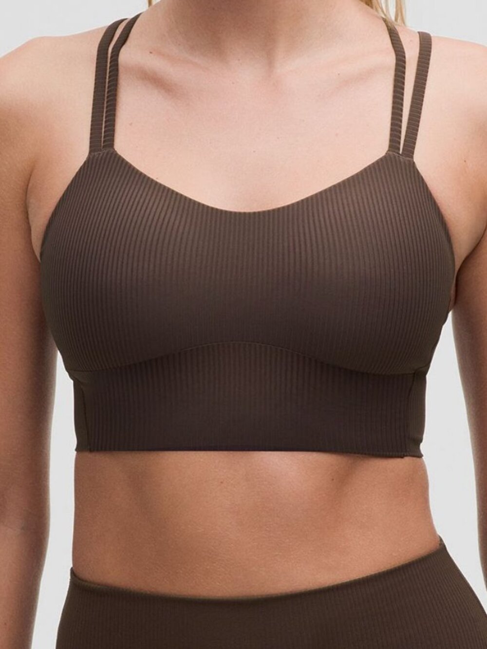 Like a Cloud Ribbed Longline Bra